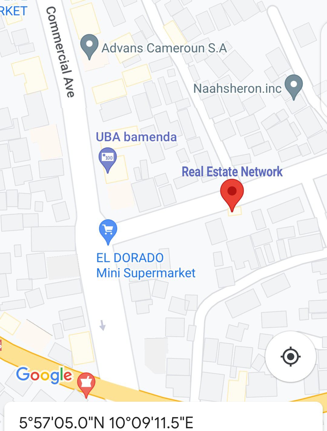 location map for Real Estate Network